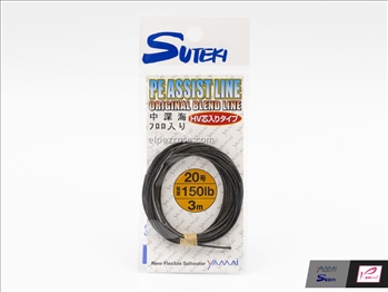 Yamai PE Assist Line Black HV Core 150LB (3M)